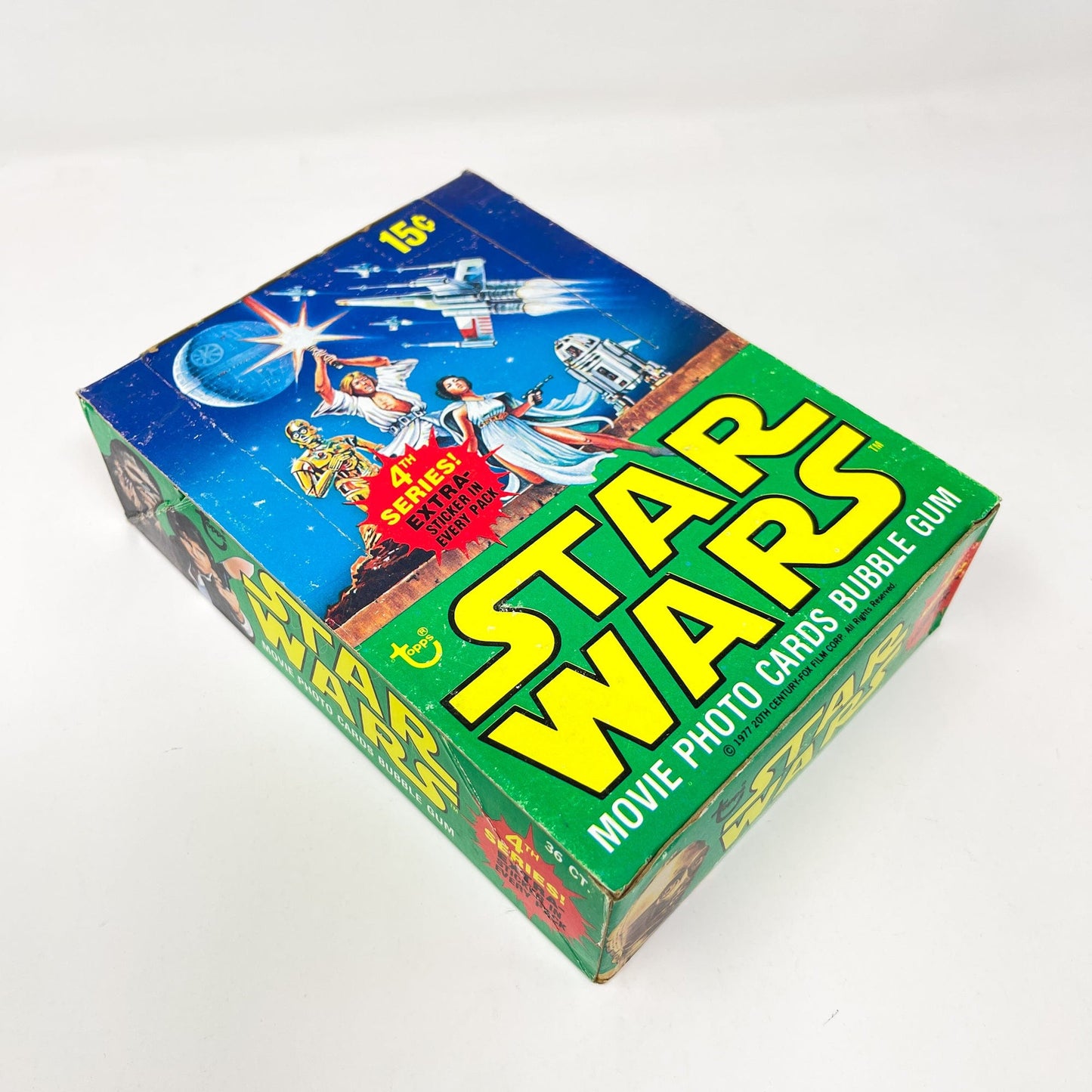 Vintage Topps Star Wars Non-Toy Topps Star Wars Series 4 Display Box - Empty