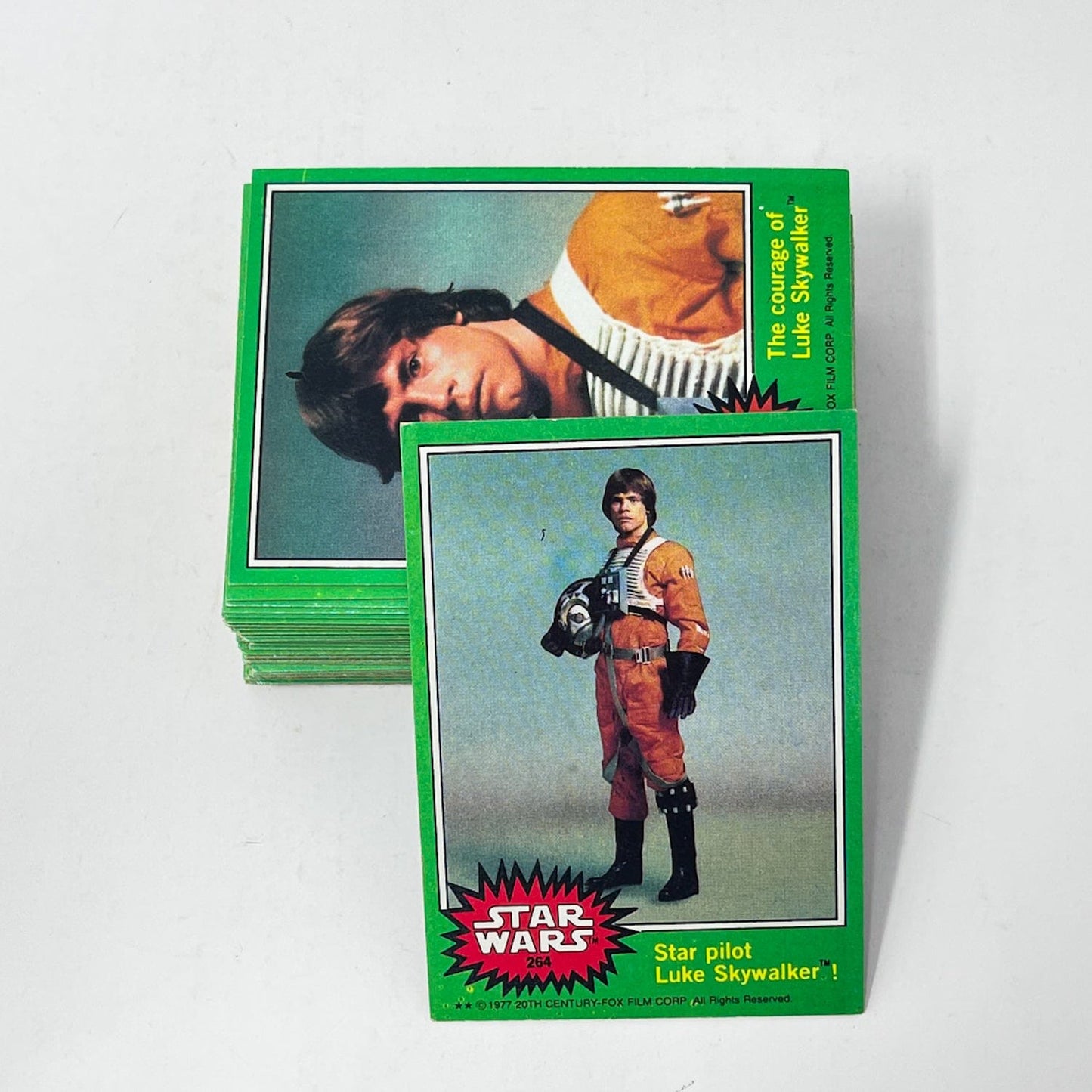 Vintage Topps Star Wars Non-Toy Topps Star Wars Series 4 Green - Full Set