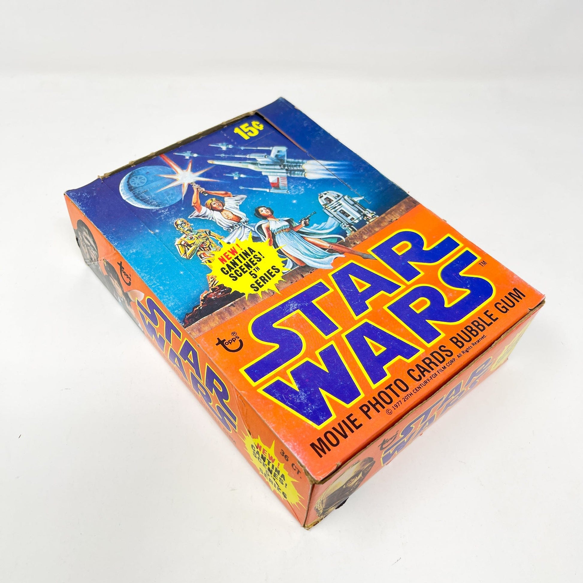 Vintage Topps Star Wars Non-Toy Topps Star Wars Series 5 Display Box - Empty