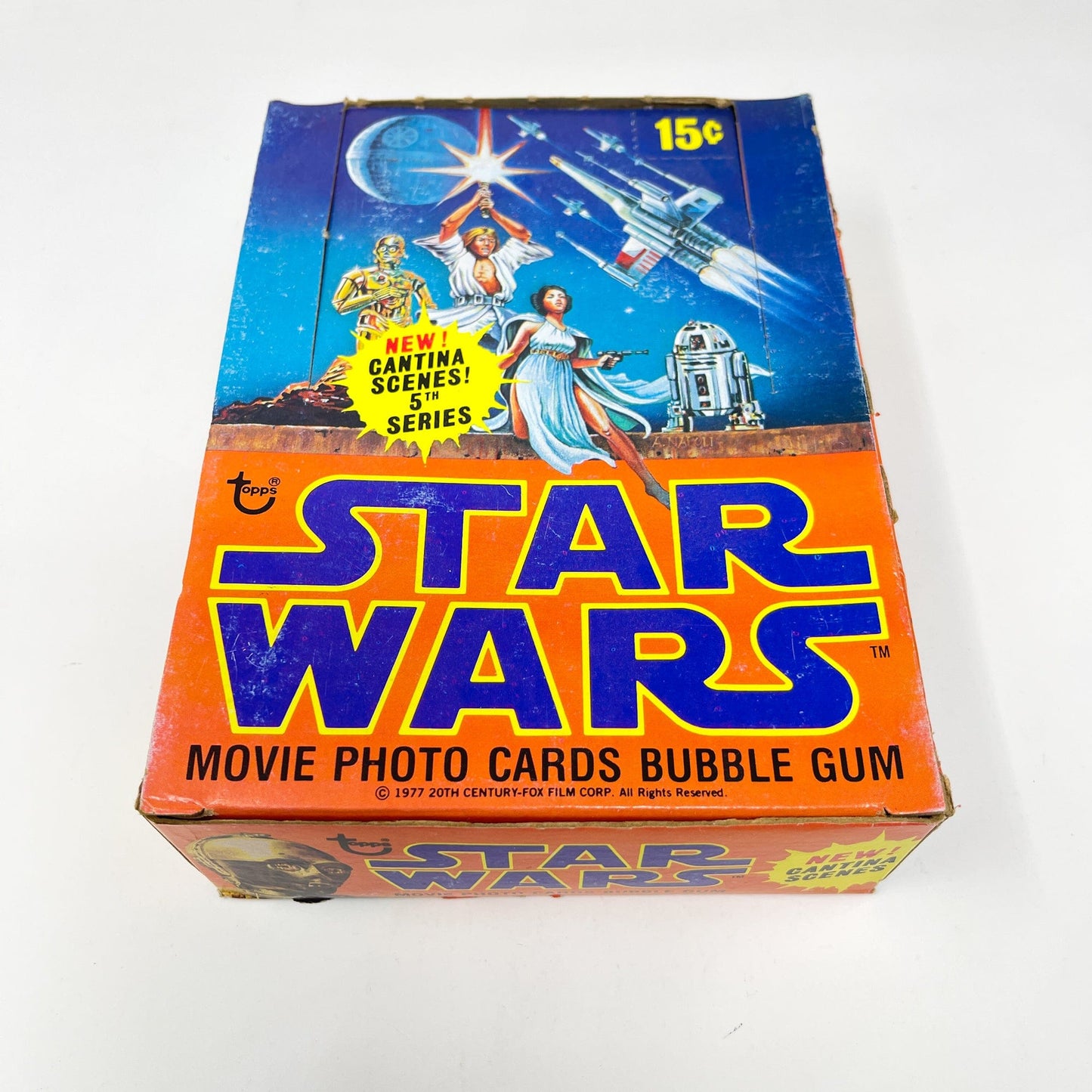 Vintage Topps Star Wars Non-Toy Topps Star Wars Series 5 Display Box - Empty