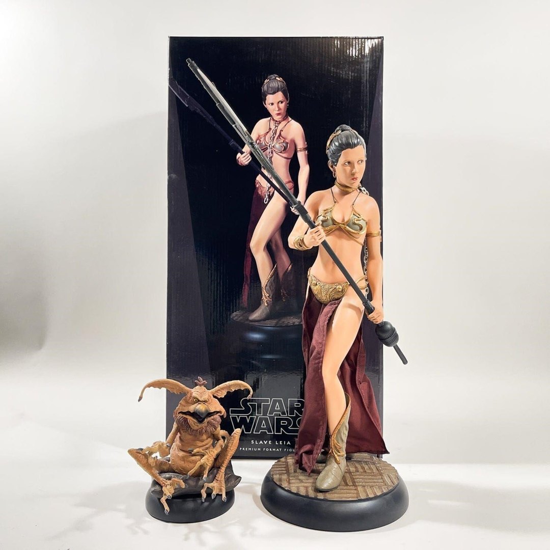 Sideshow Slave Leia & Salacious Crumb 1:4