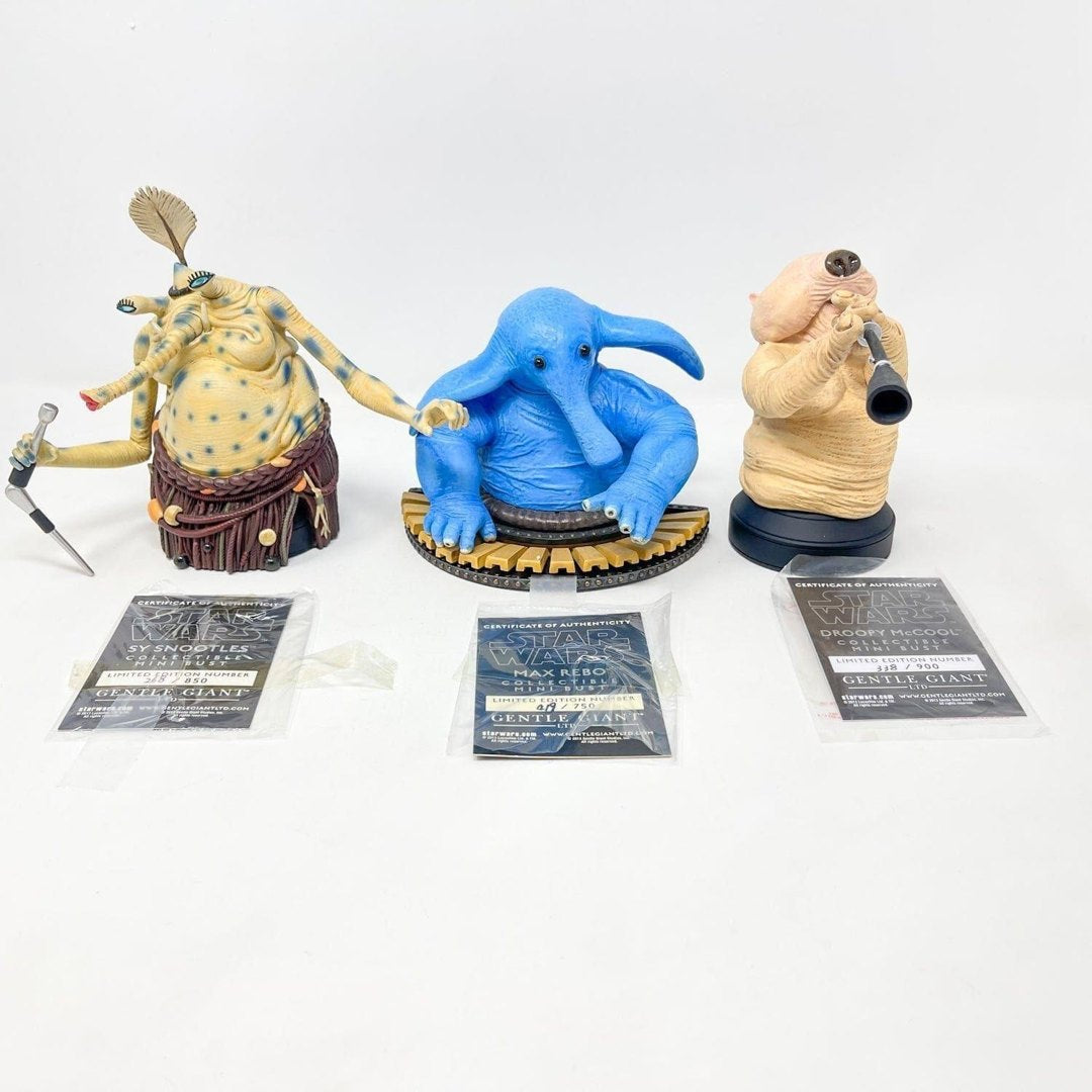Gentle Giant Max Rebo Band Busts Set