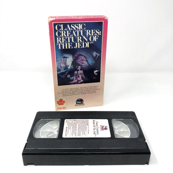 Vintage 20th Century Fox Star Wars Non-Toy Classic Creature: Return of the Jedi - VHS Tape Canadian