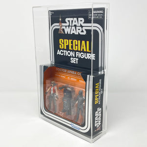 Vintage 4th Moon Toys Star Wars Supplies Acrylic Case for Vintage Collection 3 Packs