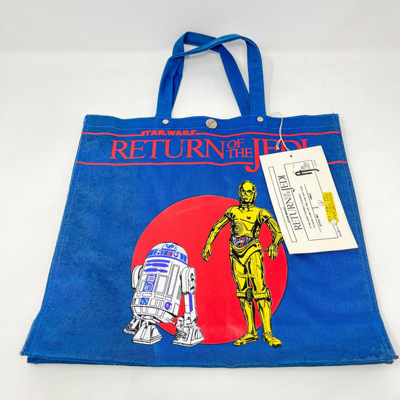 Vintage Adam Joseph Star Wars Non-Toy C-3PO & R2-D2 Canvas Tote Bag
