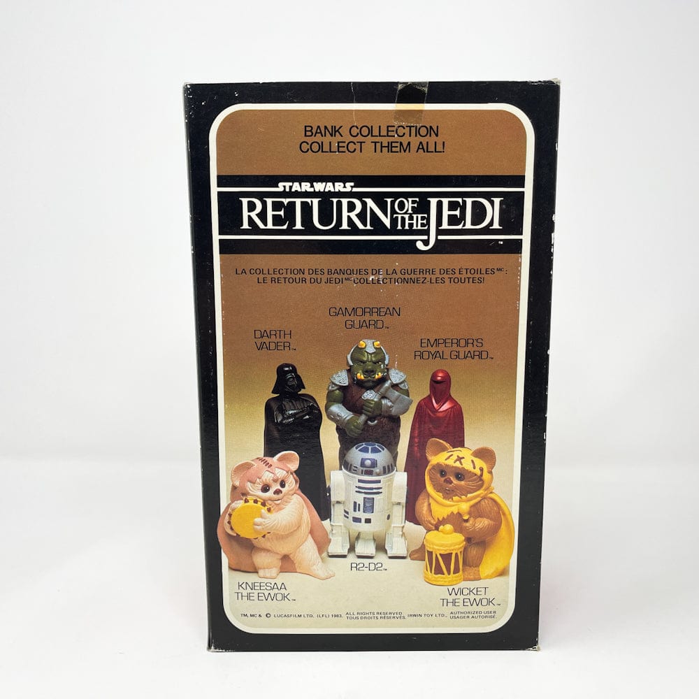 Vintage Adam Joseph Star Wars Non-Toy R2-D2 ROTJ Bank - Mint in Canadian Box