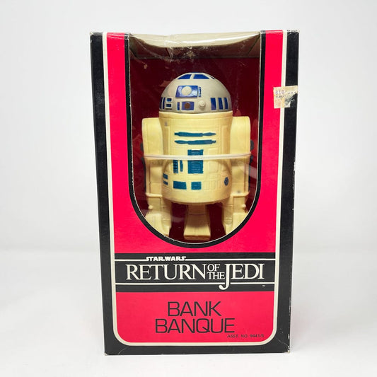 Vintage Adam Joseph Star Wars Non-Toy R2-D2 ROTJ Bank - Mint in Canadian Box