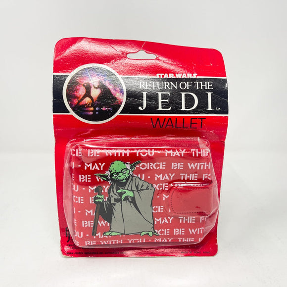 Vintage Adam Joseph Star Wars Non-Toy Yoda Wallet - Mint with Package
