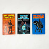 Vintage Ballantine Star Wars Non-Toy Set of 3 Han Solo Novels - Paperback