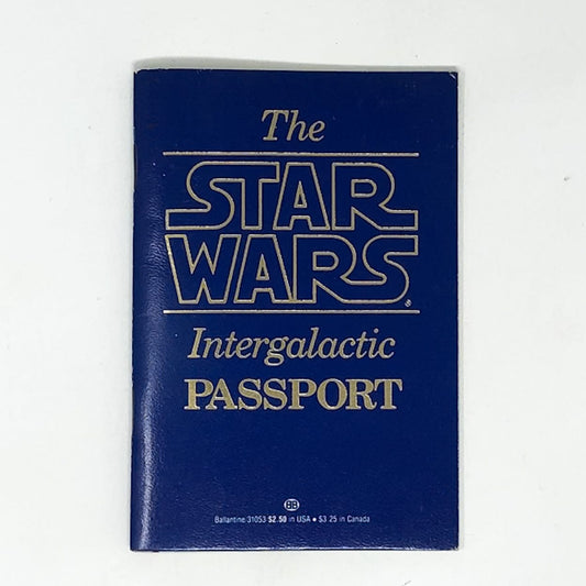 Vintage Ballantine Star Wars Non-Toy Star Wars Intergalactic Passport