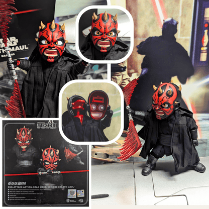 Vintage Beast Kingdom Star Wars Modern Other Darth Maul Episode 1 - 6-Inch Super Articulated Star Wars Figure (Egg Attack EAA-095)