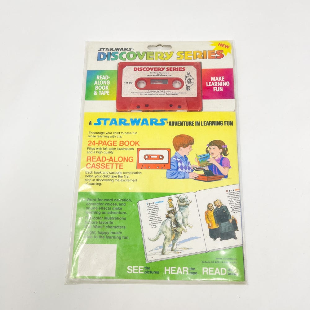 Vintage Buena Vista Star Wars Non-Toy Adventures in ABC Read-A-Long Book & Tape - SEALED