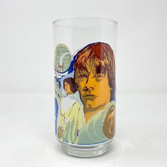 Vintage Burger King Star Wars Non-Toy Burger King Luke Skywalker Star Wars Glass