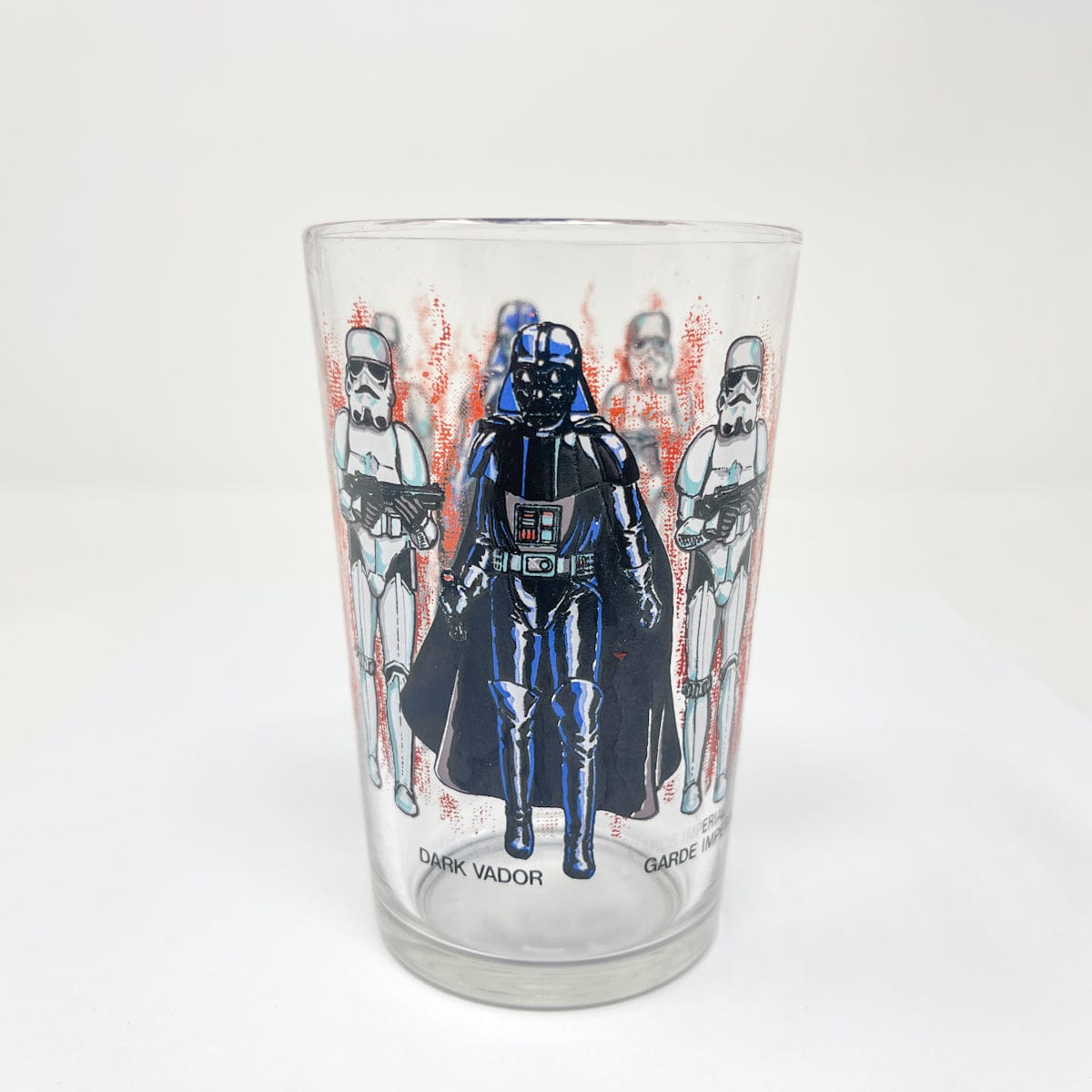 Vintage Burger King Star Wars Non-Toy Dark Vador Amora Mustard Glass - France