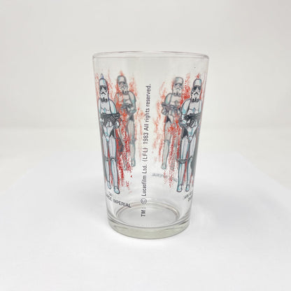 Vintage Burger King Star Wars Non-Toy Dark Vador Amora Mustard Glass - France
