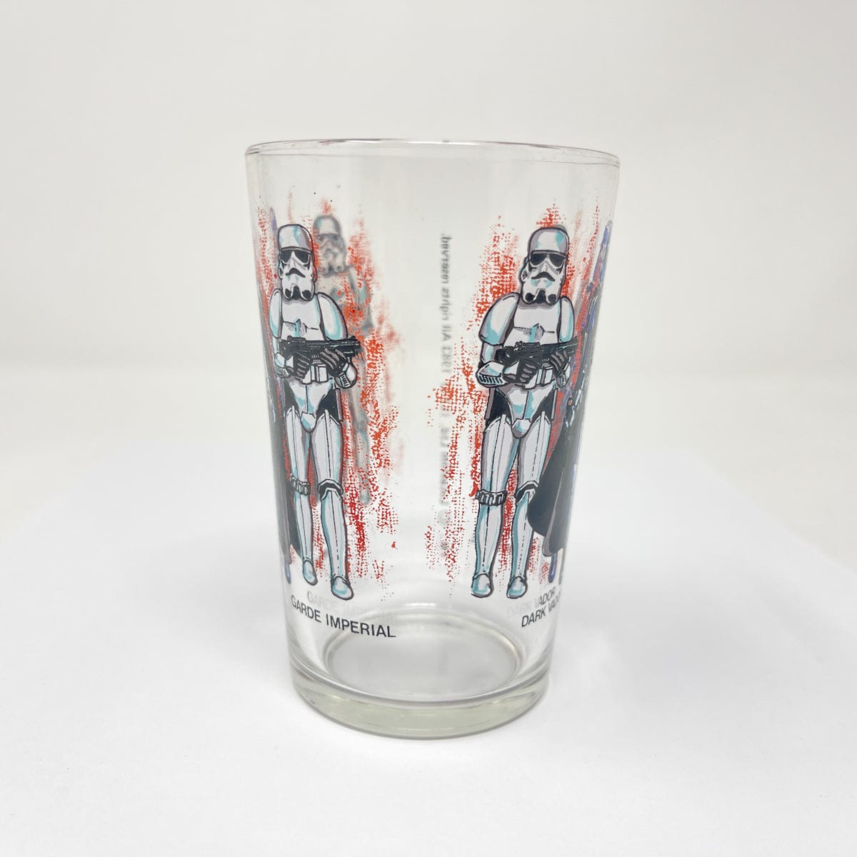Vintage Burger King Star Wars Non-Toy Dark Vador Amora Mustard Glass - France