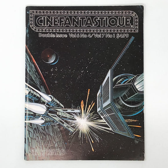 Vintage Cracked Star Wars Non-Toy Cinefantastique Magazine - Star Wars Double Issue - 1978