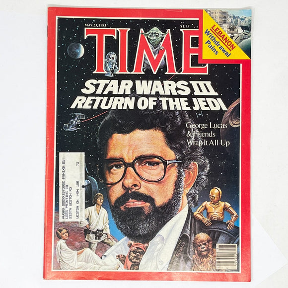Vintage Cracked Star Wars Non-Toy TIME Magazine Star Wars III ROTJ (May 1983)