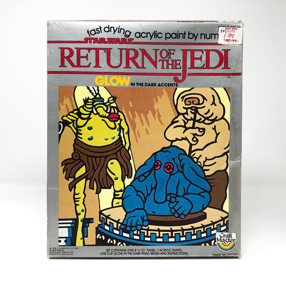Vintage Craft Master Star Wars Non-Toy Max Rebo Band ROTJ Paint by Numbers - Sealed