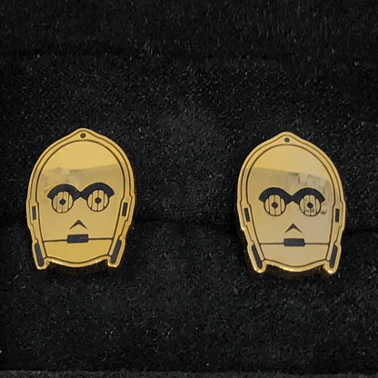 Vintage Disney Star Wars Modern Other C-3PO Cufflinks - Star Wars Galaxy's Edge