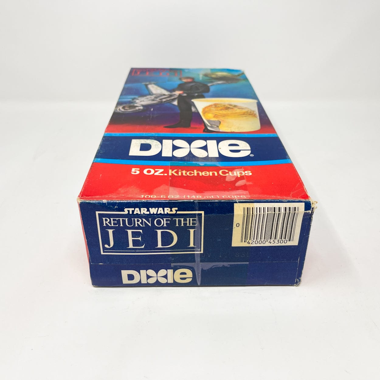 Vintage Dixie Cups Star Wars Non-Toy Dixie Cups Box - ROTJ Luke Jedi