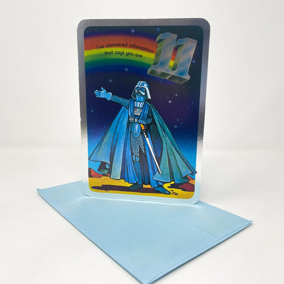 Vintage Drawing Board Star Wars Non-Toy Birthday Card for 11 Year Old - Darth Vader