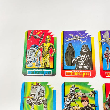 Vintage Drawing Board Star Wars Non-Toy ROTJ Fabric Stickers - Complete Set of 6