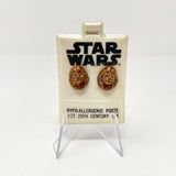 Vintage Factors Star Wars Non-Toy Chewbacca Earrings - Factors 1977