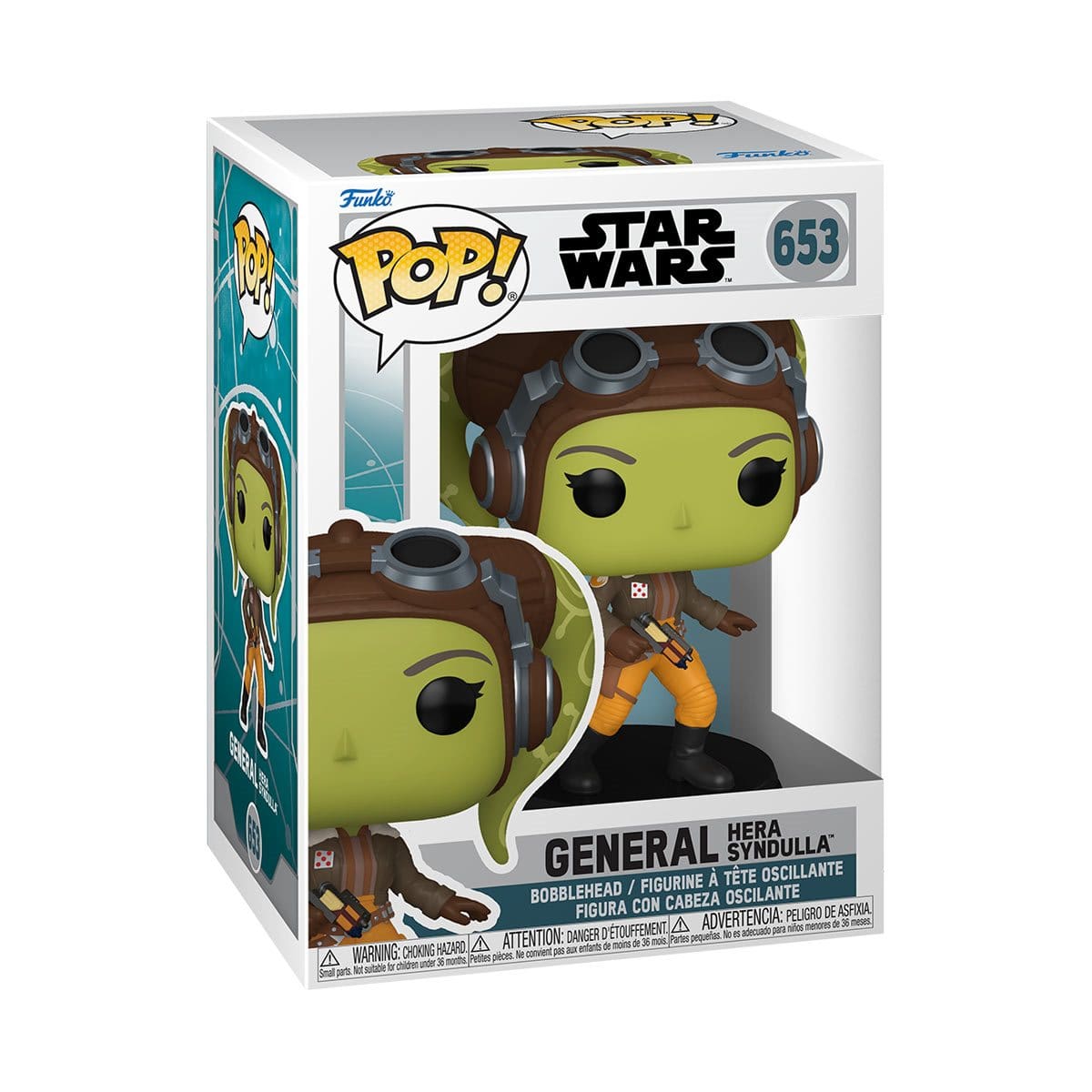 Vintage Funko Star Wars Modern POP General Hera Syndulla - Funko POP #653