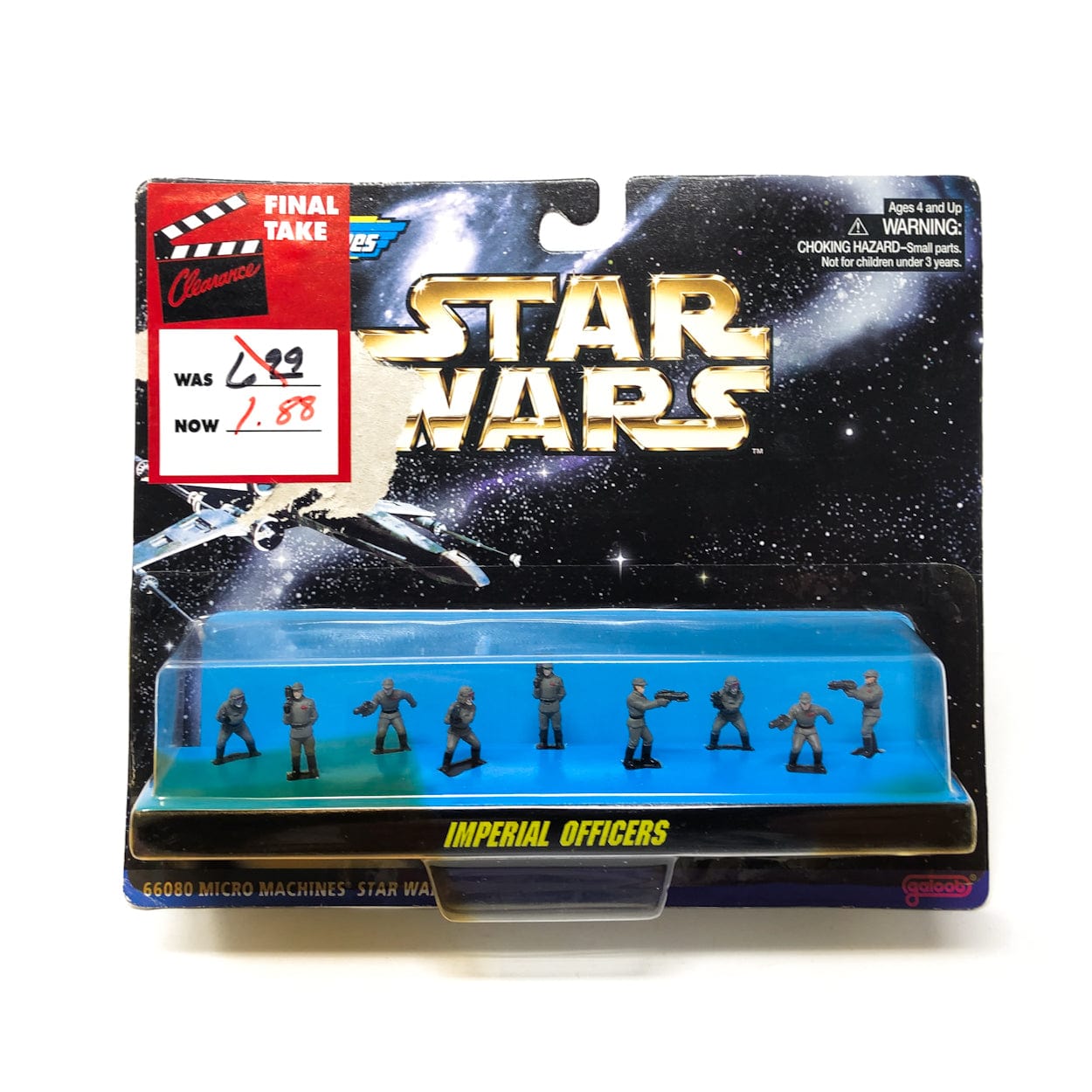 Vintage Galoob Star Wars Modern Ships Imperial Officers - Micro Machines Army Builder Pack Star Wars