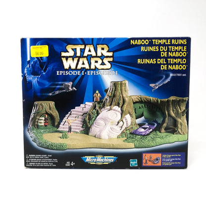 Vintage Galoob Star Wars Modern Ships Naboo Temple Ruins Playset - Micro Machines Star Wars