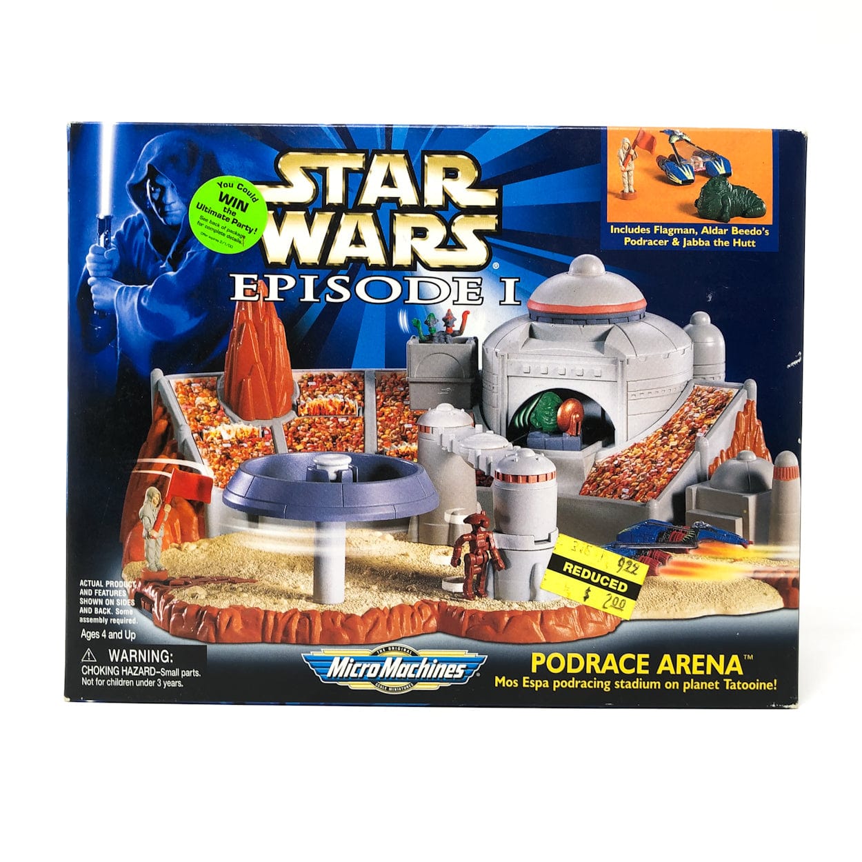 Vintage Galoob Star Wars Modern Ships Podrace Arena Playset - Micro Machines Star Wars