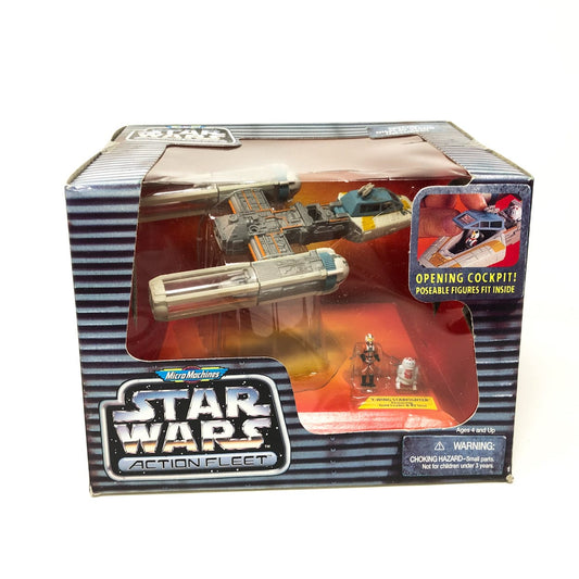 Vintage Galoob Star Wars Modern Ships Y-Wing MIB - Action Fleet Micro Machines