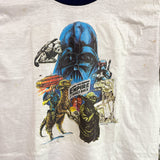Vintage Hanes Star Wars Non-Toy Empire Strikes Back T-Shirt - Small 34-36