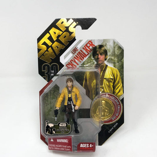 Vintage Hasbro Star Wars Mid MOC Luke Skywalker - Yavin Medal Ceremony - Hasbro 30th Anniversary Collection