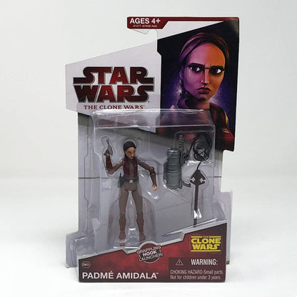 Vintage Hasbro Star Wars Mid MOC Padme Admidala CW35 - Hasbro Clone Wars Star Wars Action Figure