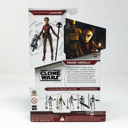 Vintage Hasbro Star Wars Mid MOC Padme Admidala CW35 - Hasbro Clone Wars Star Wars Action Figure