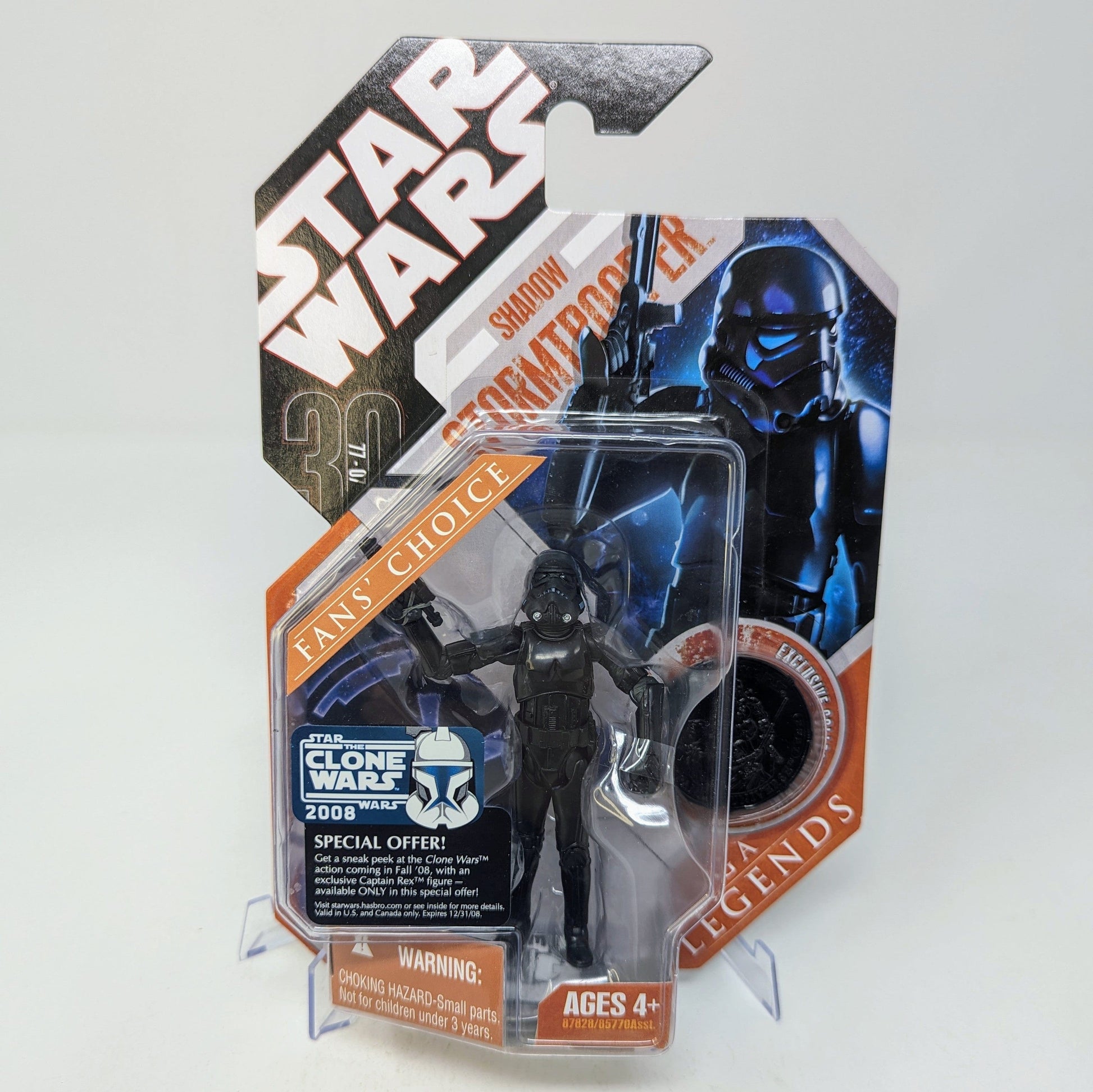 Vintage Hasbro Star Wars Mid MOC Shadow Stormtrooper - Hasbro 30th Anniversary Collection Star Wars Action Figure