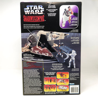 Vintage Hasbro Star Wars Mid Ships Boba Fetts Slave 1 Shadows of the Empire - Kenner Star Wars Vehicle - MISB