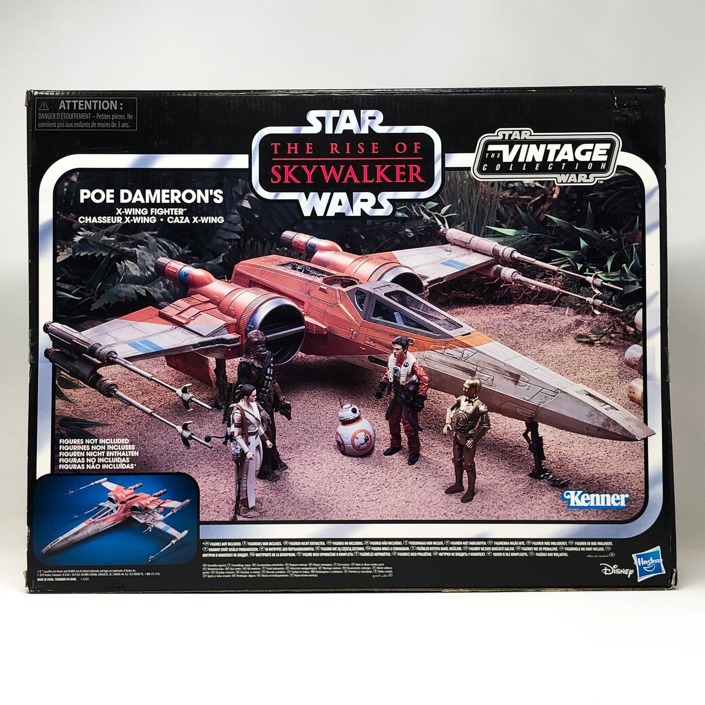 Vintage Hasbro Star Wars Mid Ships VC Poe Damerons X-Wing Fighter TROS - The Vintage Collection Hasbro Star Wars Vehicle - MISB