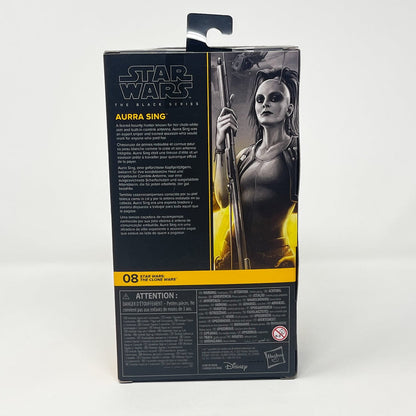 Vintage Hasbro Star Wars Modern MOC Aurra Sing- Black Series CW08