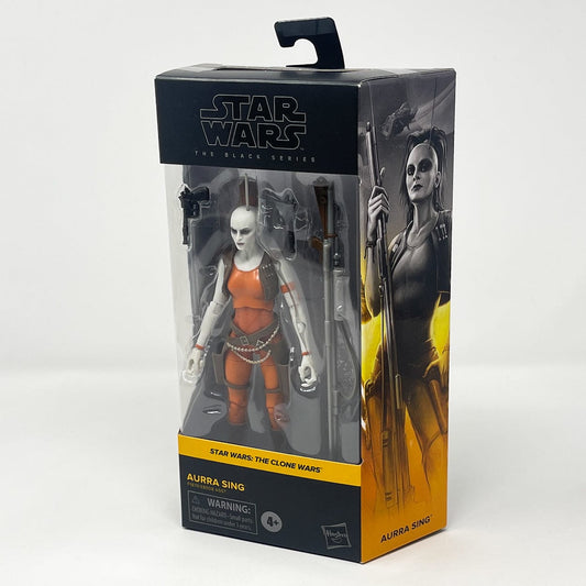 Vintage Hasbro Star Wars Modern MOC Aurra Sing- Black Series CW08