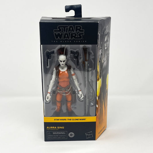 Vintage Hasbro Star Wars Modern MOC Aurra Sing- Black Series CW08