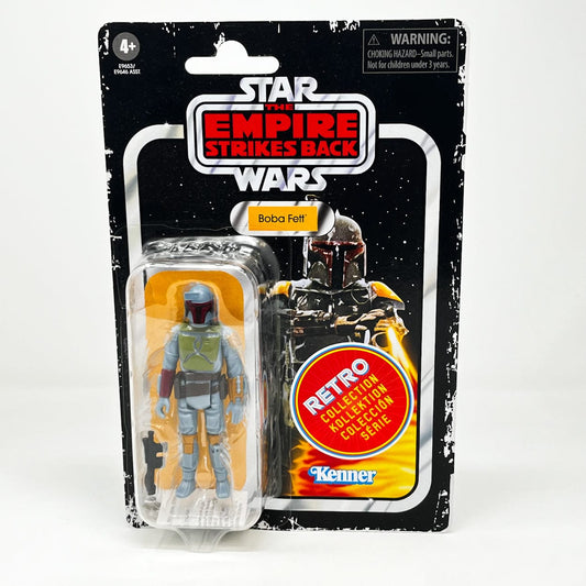 Vintage Hasbro Star Wars Modern MOC Boba Fett ESB - Retro Collection