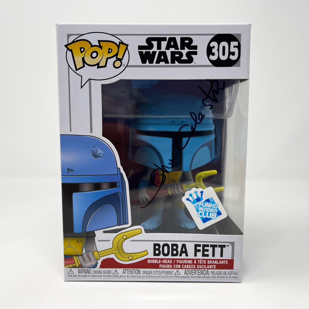 Unko Pop! **AUTOGRAPHED* BOBA FETT #480!** COA By store Pristine Auctions. **MINT**