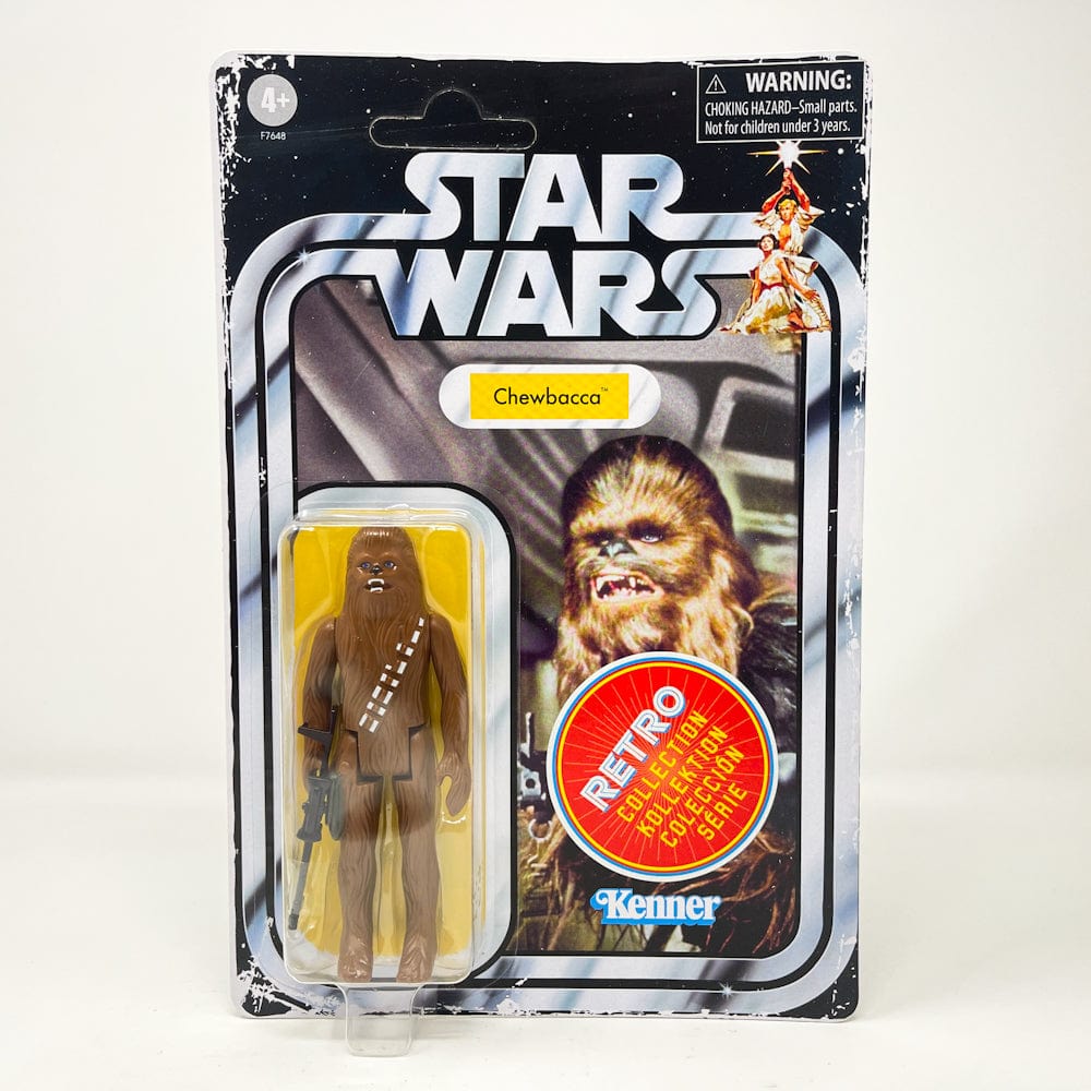 Vintage Hasbro Star Wars Modern MOC Chewbacca - Retro Collection