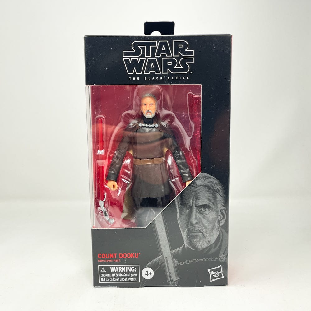 Vintage Hasbro Star Wars Modern MOC Count Dooku - Black Series #107 Hasbro Star Wars Action Figure