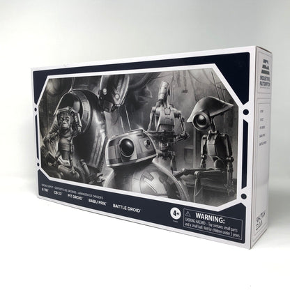 Vintage Hasbro Star Wars Modern MOC Droid Depot Boxed Set (Galaxy's Edge) - Black Series Hasbro Star Wars Action Figure