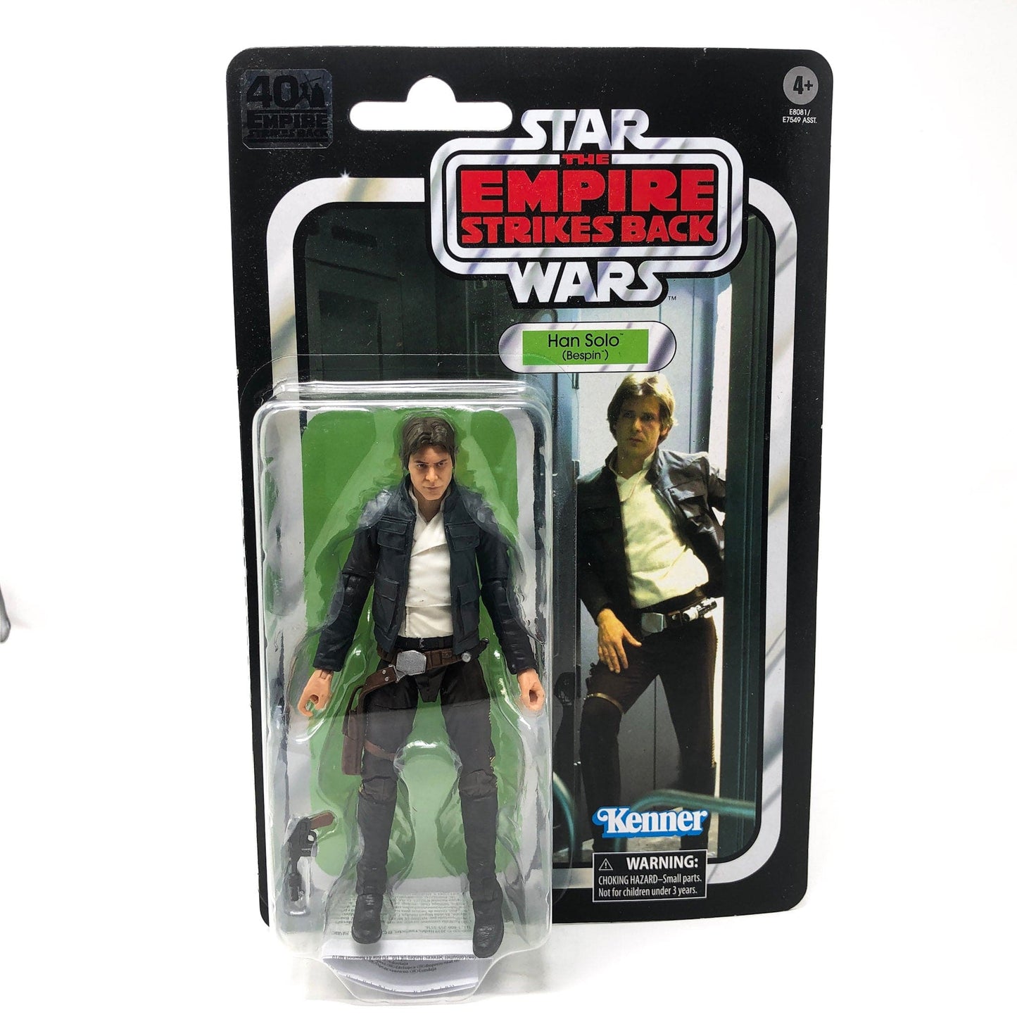 Vintage Hasbro Star Wars Modern MOC Han Solo (Bespin) - Black Series 40th Hasbro Star Wars Action Figure