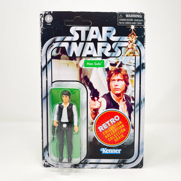 Vintage Hasbro Star Wars Modern MOC Han Solo - Retro Collection
